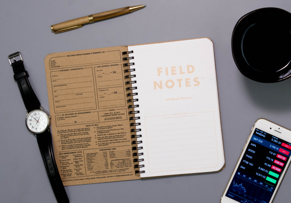 field notes 56 week planner front cover